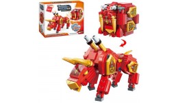 Конструктор Qman 2 в 1 41207 Trans collector-Flaming Bull 177дет.в коробці 15х7х12