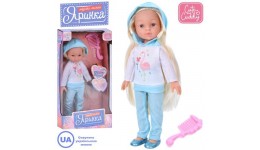 Лялька M 5986 I UA Яринка  2 пісні  гребінець  бат.(табл)  муз. (укр)  кор.  18-36-8 см