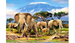 Пазл Касторленд 1000 (3188) Слони  68*47 см