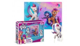 Пазл   60 ел 200137 «My Little Pony» з фігуркою 18х24х4 см (dodo)