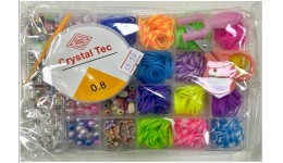 Для плетіння браслетів Резинки 96-67 крючок замочки станок для плетіння бусинки в контейнері