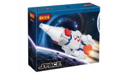Конструктор COGO  Космічна подорож  (46 елм.) Ракета 3096-6 в коробці 14х12 см