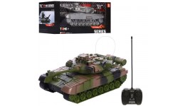 Танк на радіокеруванні  XJ13 акум. рухомий корпус  2 види  муз.  світло  кор.  34 5х14 5х15 см.