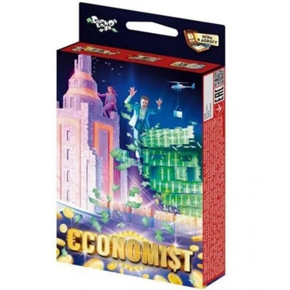 Гра карткова Економіст G-Ec-0101U (112 карточок) 9*16*3 см укр (1/32) TM Danko Toys