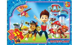 Пазли G-Toys   35 елементів Paw Patrol (Щенячий патруль)0812  19*13*3 см  в коробці+плакат