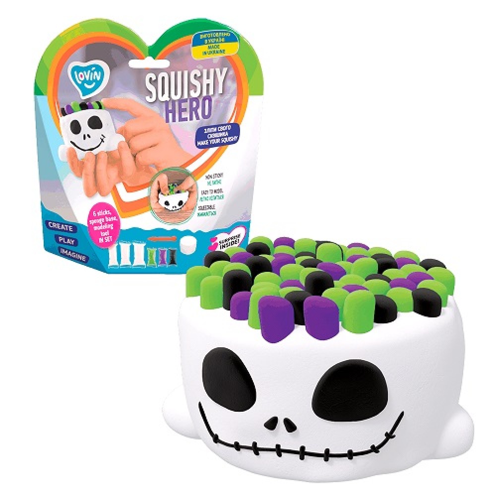 Набір для креативної ліпки ОКТО 70126 ТМ Lovin Squishy Scary Ghost