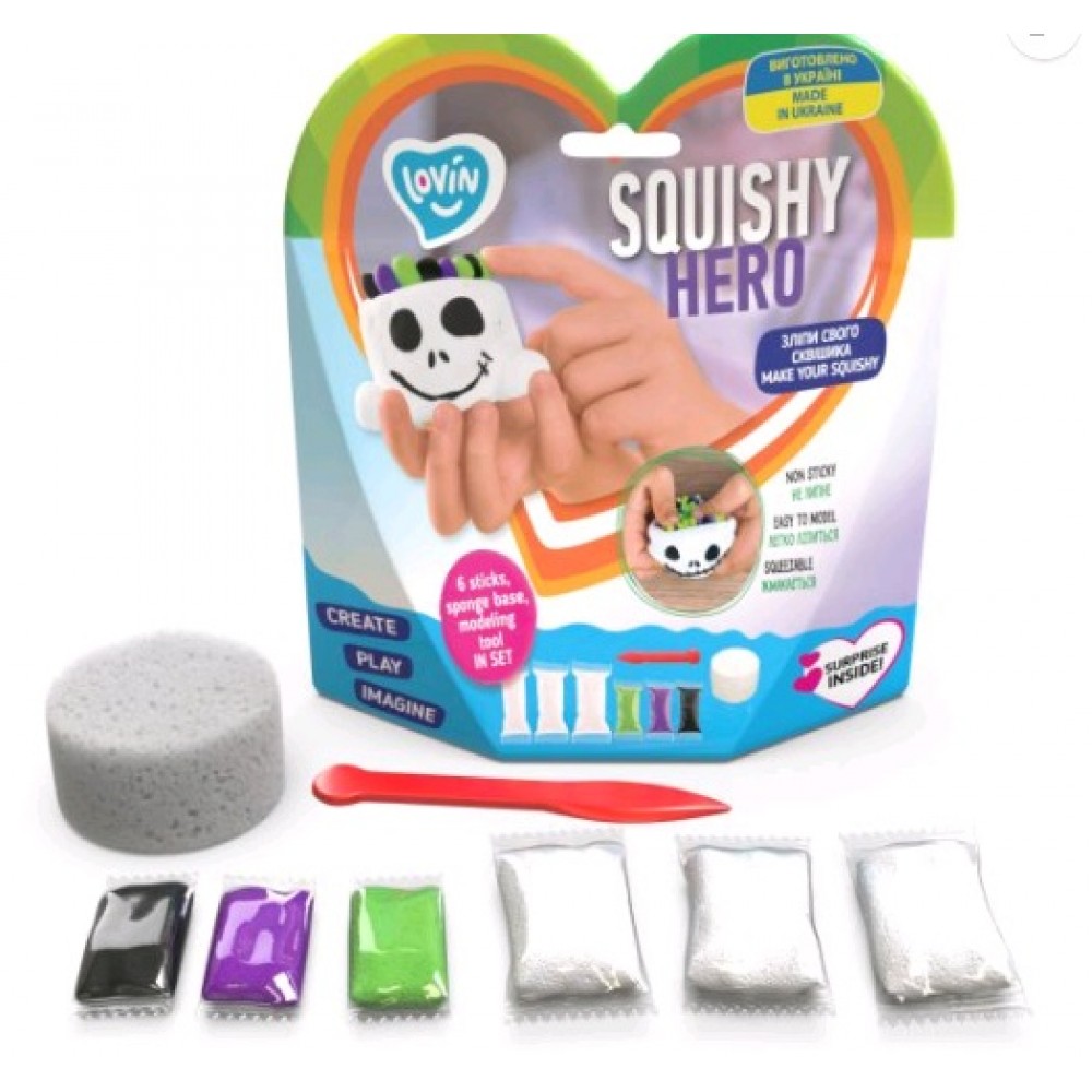 Набір для креативної ліпки ОКТО 70126 ТМ Lovin Squishy Scary Ghost