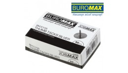 Кнопки BUROMAX 5105 50шт нікельовані (1/10/500)