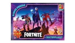 Пазли G-Toys  117 елем  Fortnite 535  19*13 5*3 5 см  в коробці+плакат
