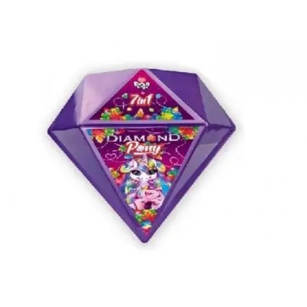 (Пошкоджена упаковка) Креативна творчість BPS-01-03  Diamond Pony  укр р 19*19см. (1/4) ДТ