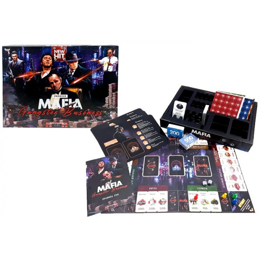 Гра карткова Мафія MAF-03-01U MAFIA Gangster Business. Premium укр.мова TM Danko Toys /5