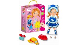 Магнітна гра Одягалка 3702-07  Соня  (27 магнітних елементів) (у) ТМ Vladi Toys