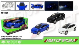 АВТОПРОМ машина метал. AP9919 3 кольори світло  звук  пар  у коробці 18*10*9 8см