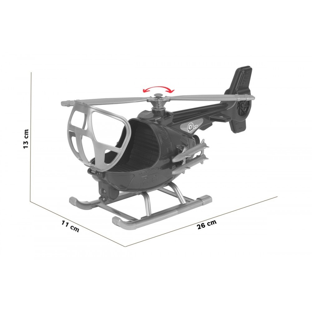 Вертоліт 8508 в пакеті р.13*11*26 см ТехноК