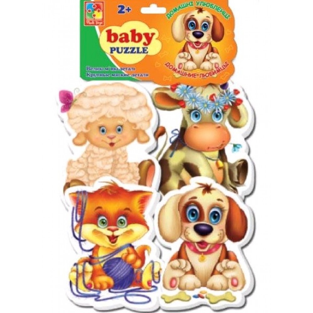 Бебі пазли 1106-81 Домашні улюбленці (Vladi Toys)