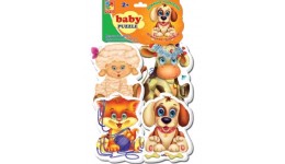 Бебі пазли 1106-81 Домашні улюбленці (Vladi Toys)