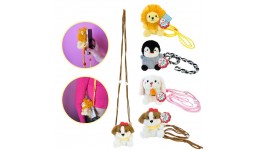 М`яка іграшка Plush and Co PLC25005  тримач для телефону 4 кольори 9х8х11см