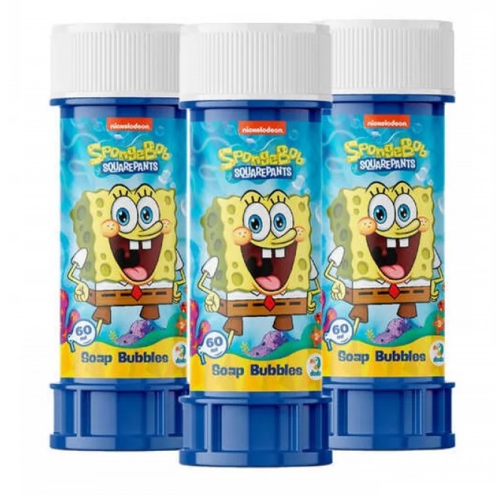 Мильні бульбашки 60 мл  ТМ dodo Sponge Bob 200592 (1/36 шт.в коробці)
