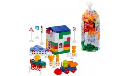 Конструктор  Лідер  №4 (150 деталей)  пак. пвх COLOR plast.