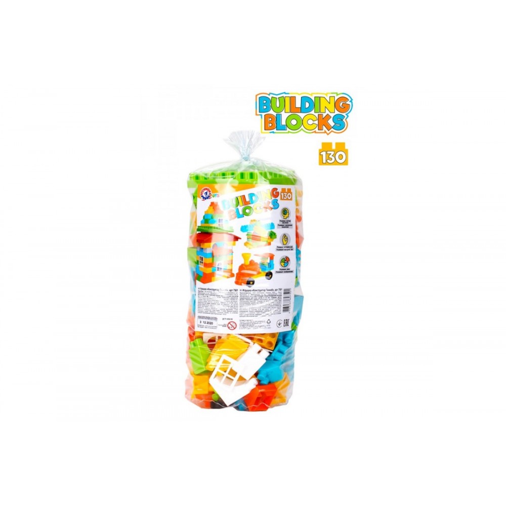 Конструктор ТехноК  арт.7501 габаритні 130 деталей розміри 61*34*42 5см