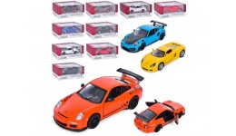 Машинка метал KINSMART PORSCHE COLLECTION 5  KT5453W метал.інерц.відкр.дв.3в.4кол.кор./96/