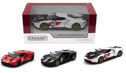 Машинка метал KINSMART KT5448W легкова FORD GT (Heritage Edition) 5'' інерц.відкр.дв.3кол.кор.