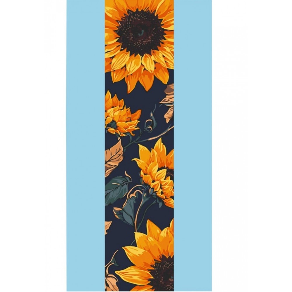Картина по номерах Квітка сонця 2 40*80 см 13068-AC фарб 13 кольорів  4 рівень складності