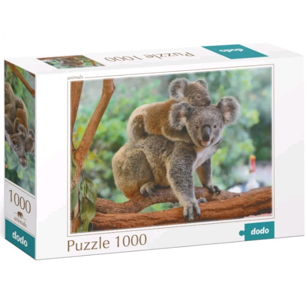 Пазл 1000 ел 301183 Маленька коала з мамою  (dodo) коробка 20-32-6 см пазл- 48*68см