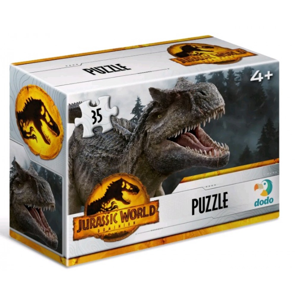 Пазл-міні 35 ел 200392 Jurassic Park (dodo) коробка 6 5-9-3 5 см пазл 20*13см картинка 20*13см