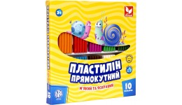 Пластилін ASTRA 10 кол  303116003  прямокутний  (1/12)