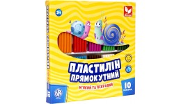 Пластилін ASTRA 10 кол  303116003  прямокутний  (1/12)