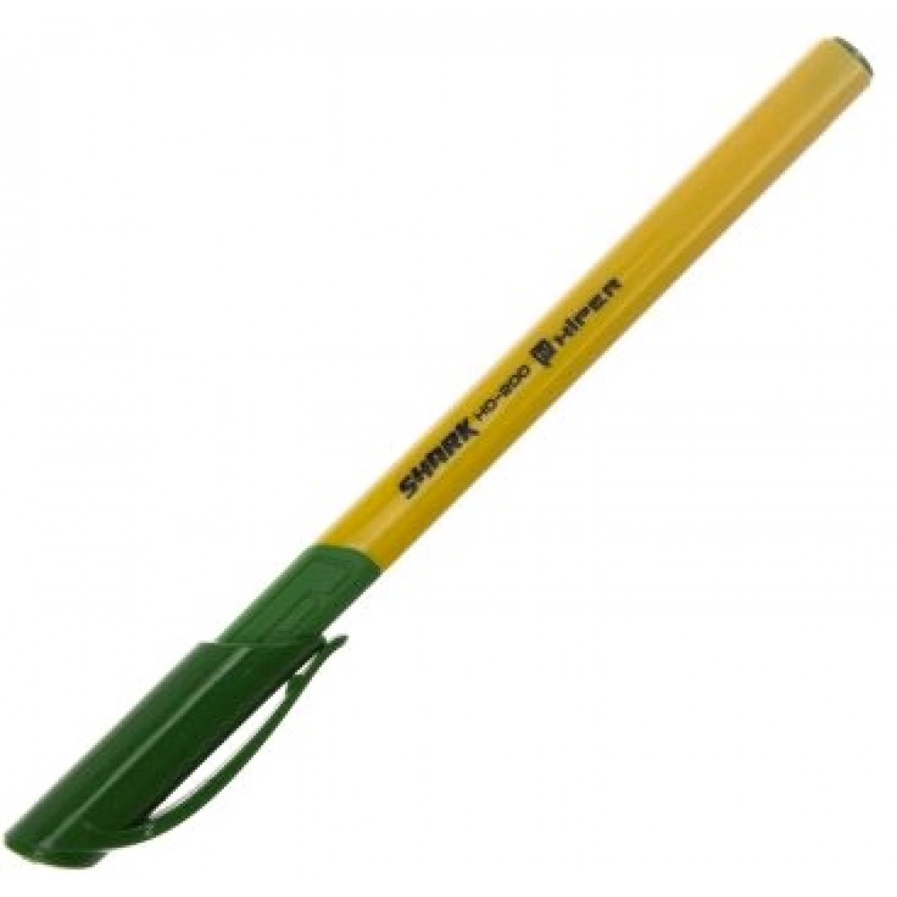 Ручка масляна HIPER SHARK HO-200 0 7мм зелена (10 шт. в упаковці)