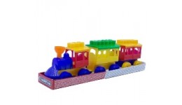 конструктор Паровозик Малюк 2 27 ел.  MAXiMUS 35x8x12см