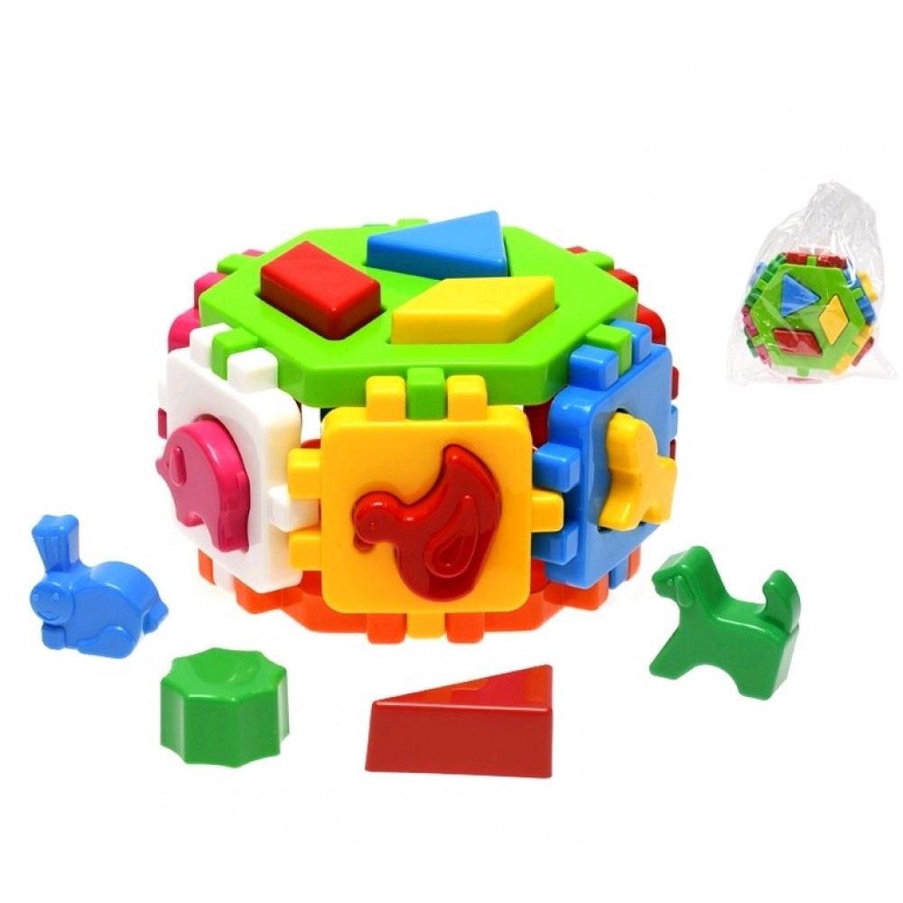 Куб Розумний малюк Гексагон 1 (20 ш/к) 15.5* 14.5* 10 см Технок