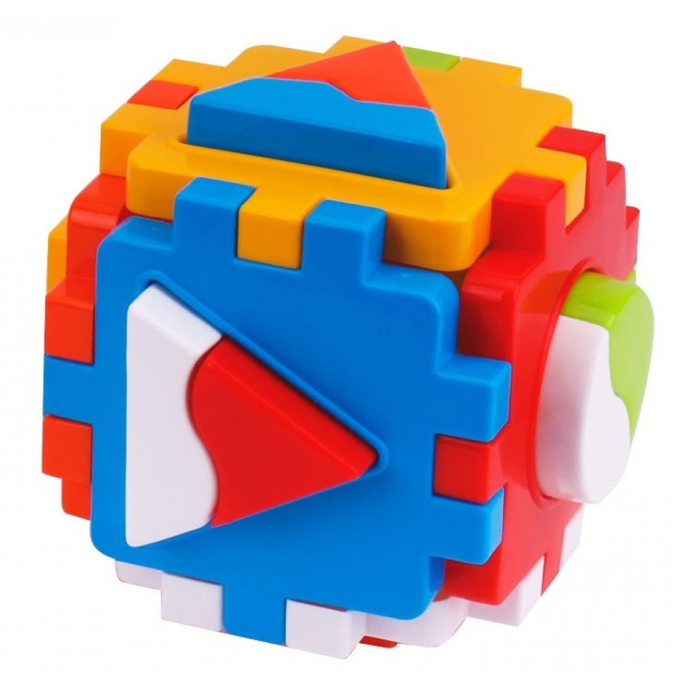 Куб Розумний малюк Логіка 1 (24 ш/к) 12* 12* 12 см  Технок
