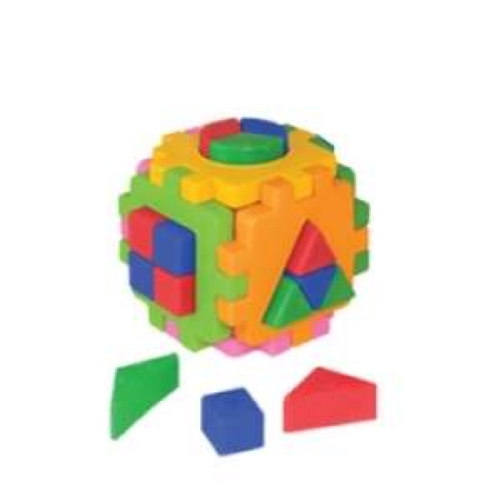 Куб Розумний малюк Логіка 2 (24 ш/к) 12* 12* 12 см Технок