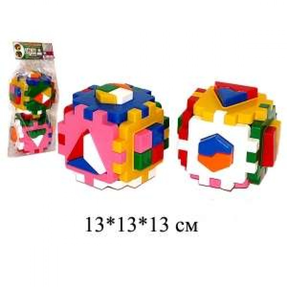 Куб Розумний малюк Логіка Комбі (12 ш/к) 25* 12* 12 см  Технок
