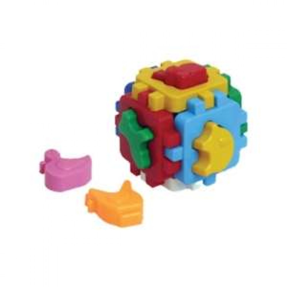 Куб Розумний малюк міні Свійські тварини (48 ш/к) 10* 10* 10 см Технок