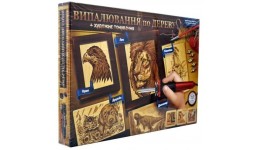 Випалювач по дереву НАБІР:ВД-01-02 (художнє тонування) ТМ Danko toys коробка 37*26*4 см