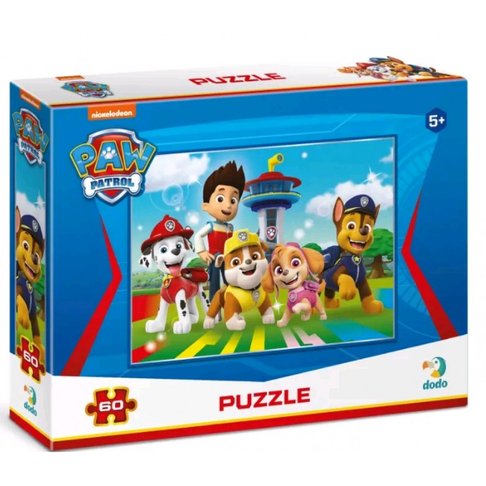 Пазл   60 ел 200145 Paw Patrol (dodo) коробка 18-24-4 см пазл- 32*23см