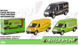 АВТОПРОМ машина метал AP7426 в коробці 13*4*11см