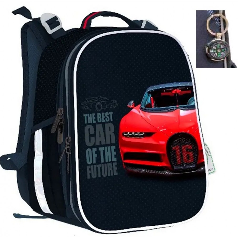 Рюкзак шкільний SchoolCase Mini  Future Car   2 відділення.35*27*16см  PL  2211C   13010011