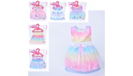Одяг для ляльки GC18-84-85-90A-B-91A-B сукня  6 видів  у пакеті р.25х33х1 5см