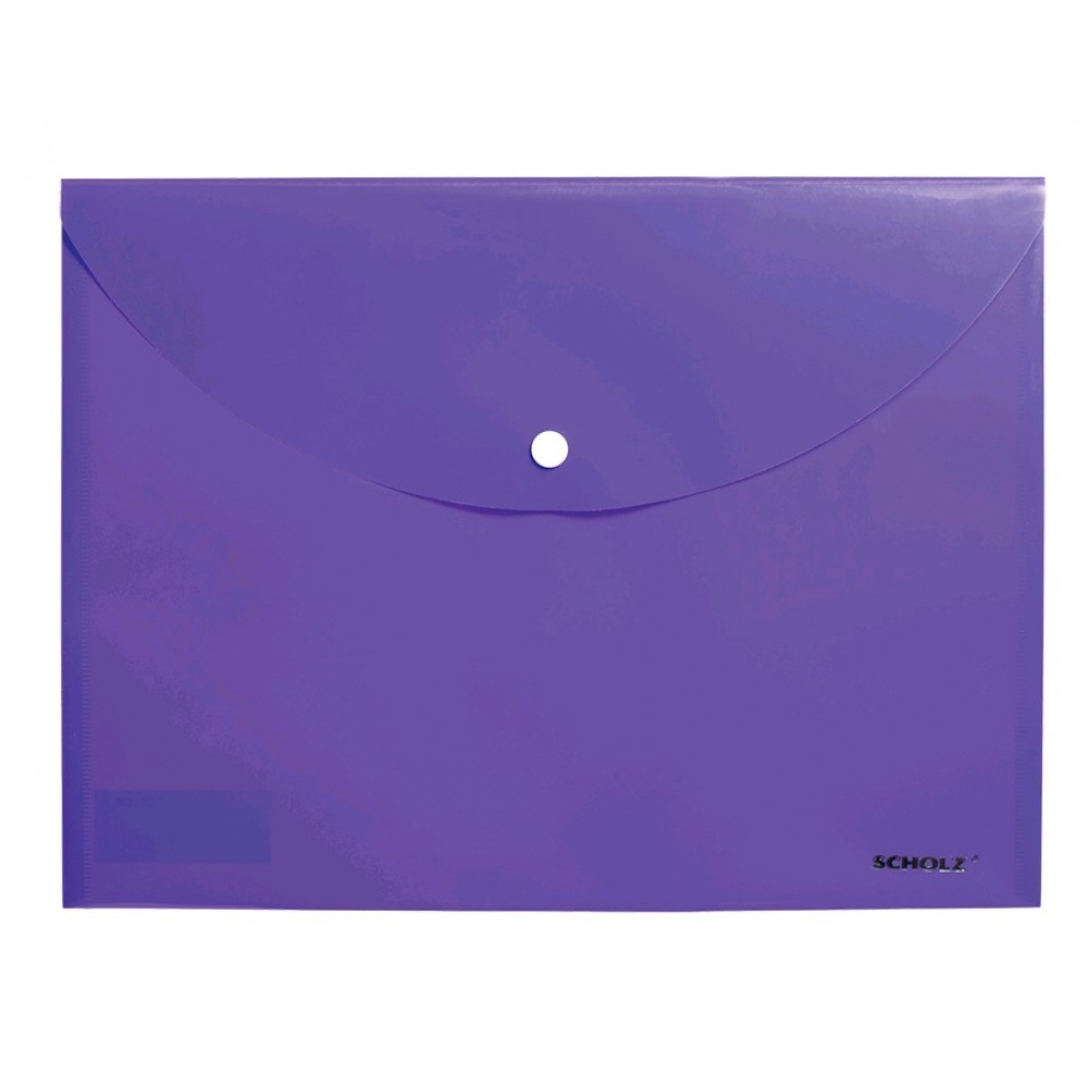 Папка-конверт А4 на кнопці SCHOLZ 5127-07 Carming фіолетова непрозор(12 шт. в упаковці)