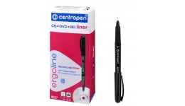 Маркер перманентний Centropen 4616-02  CD-Liner  червоний 0 6мм CD/DVD (10 штук в упаковці)