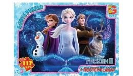 Пазли G-Toys  117 елем  Frouzen(Льодяне Сердце) 056 19х13 5х3 5 см  в коробці+плакат