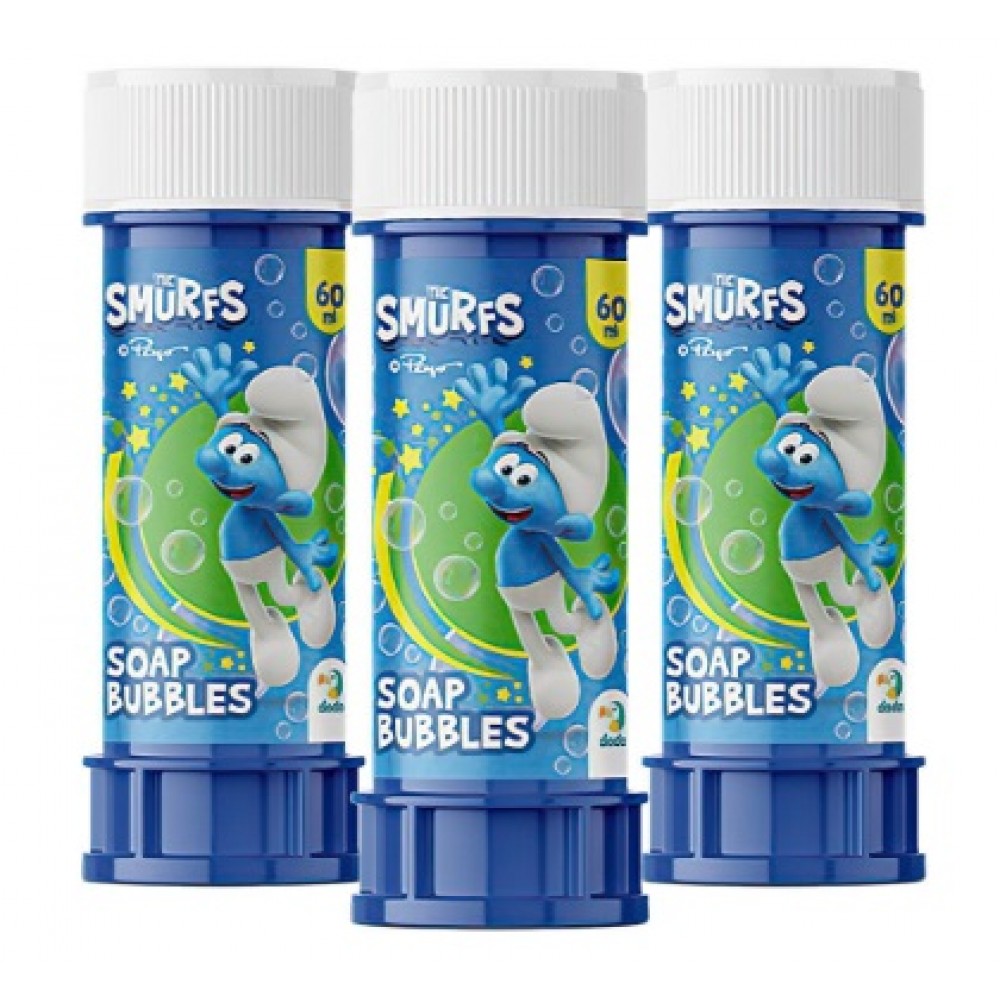 Мильні бульбашки 60 мл  ТМ dodo Smurfs 200596 (1/36 шт.в коробці)