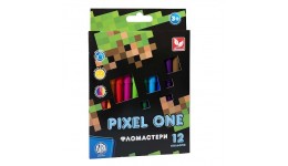 Фломастери ASTRA 12 кол 314022001 Pixel One (1/12) На водній основі Без запаху