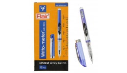 Ручка гелева Flair Writo-meter 1 5км. Синя (12 в упаковці)