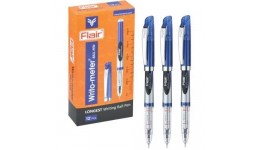 Ручка гелева Flair Writo-meter 1 5км. Чорна (12 в упаковці)